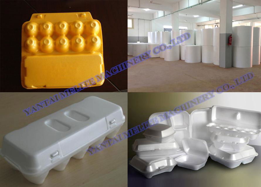 Thermoforming Foam Lunch Box Container Processing Machine in Plastic Machine 2