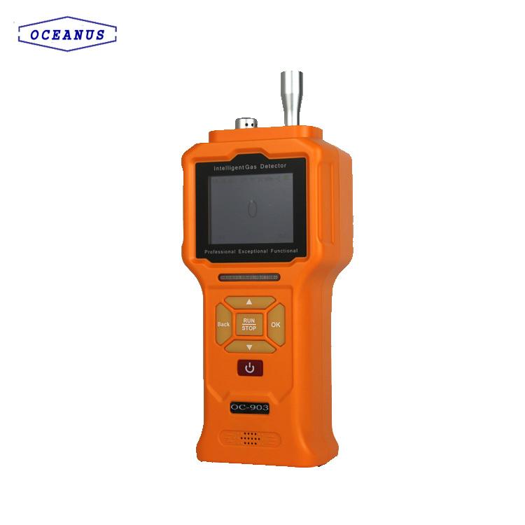 Portable gas detector with pump-suction mode 2