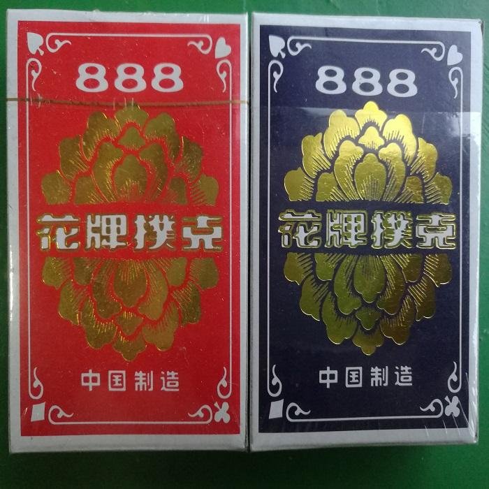 888 flower playing cards 1
