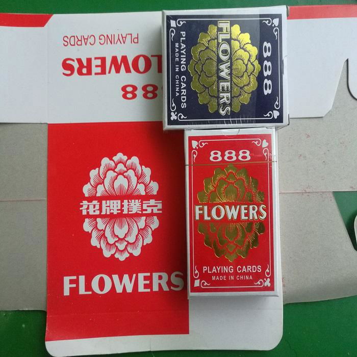 888 flower playing cards kartu remi 2