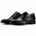 Men height increasing dress shoes leather 4