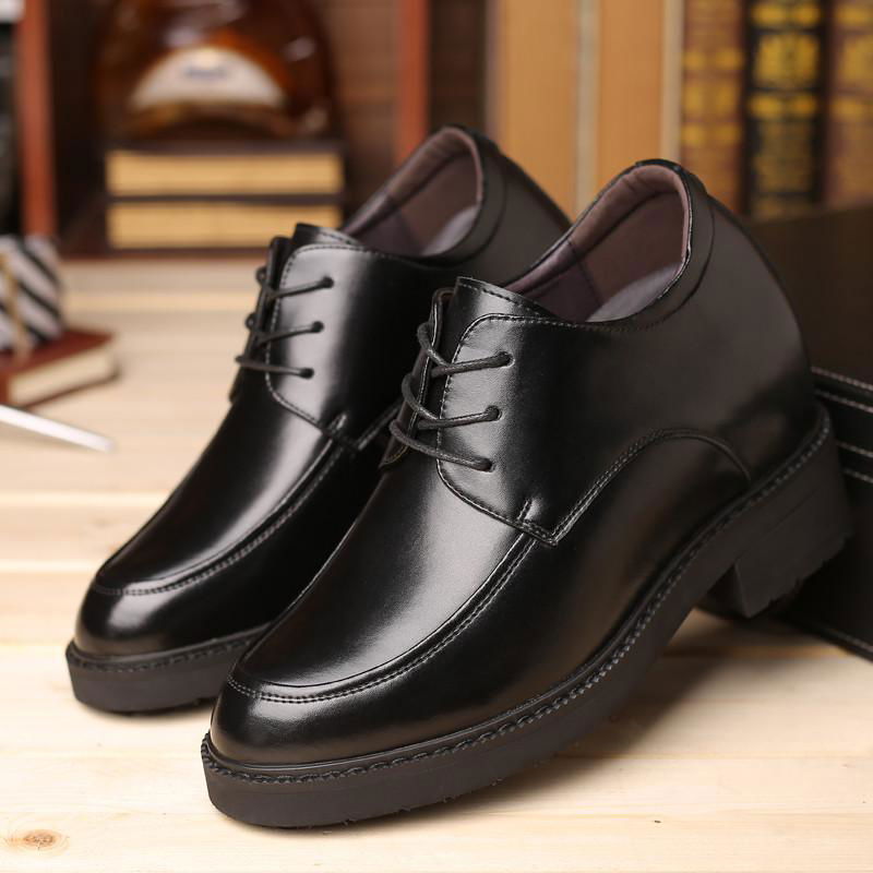 extra high men height increasing elevator dress shoes get taller 10 cm 4