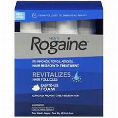 ROGAINE Men's Unscented Foam  MEN'S