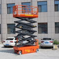 battery powered self-propelled scissor lift platform 2