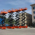 battery powered self-propelled scissor lift platform 5