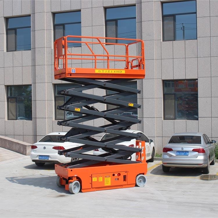 mobile hydraulic scissor lifting platform 4