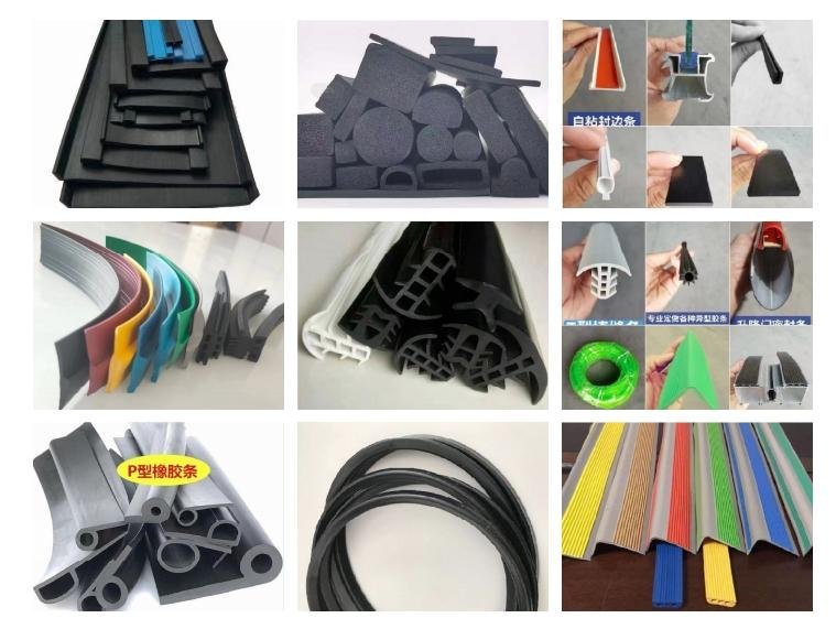 Rubber extrusions 3