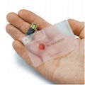 Transparent Card USB memory drive 4