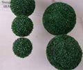 artificial green ball,plastic fake grass ball for sale