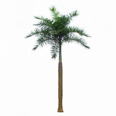 Custom lifelike artificial palm tree king coconut tree decorative for garden