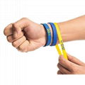 Debossed Color Filled Wristbands 2