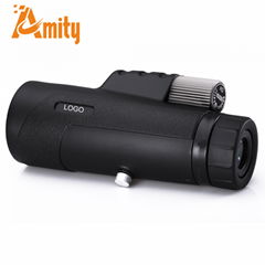 Mobile Phone Monocular Telescope 12x40 Dual Focus Waterproof