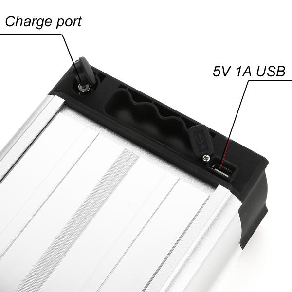 new rear rack ebike battery 48v20ah with BMS and USB connector 4