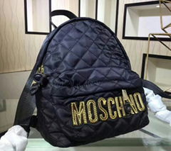 Moschino backpack Cigarette Burn White women fashion handbag Moschino bag  