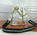 Moschino backpack Cigarette Burn White women fashion handbag Moschino bag  