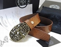 Chrome Hearts belt real leather strap