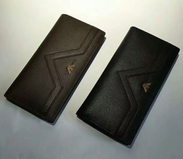 Armani wallet real leather purse man zipper burse hot sale notecase wtih box  4