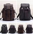 Monogram LV duffle leather man briefcase lv messenger bag travling backpack 