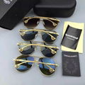 Chrome Hearts galsses luxury man sun lenses Chrome Hearts frame with package    12