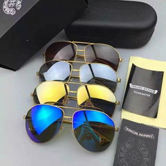 Chrome Hearts galsses luxury man sun lenses Chrome Hearts frame with package   