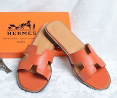        SLIPPERS MULES CLASSIC Hermès shoes lady sandal with box many colors