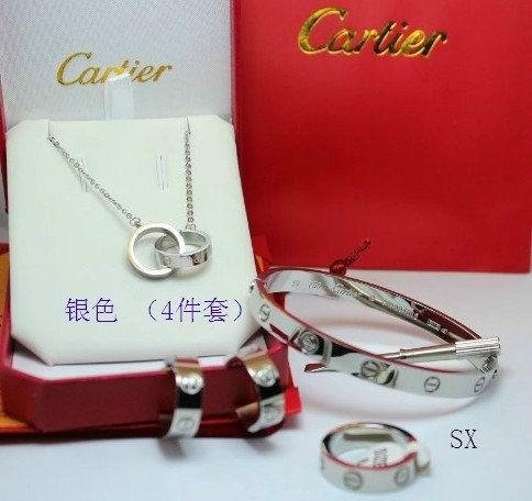 Cartier LOVE bracelet DIAMOD Panthère de cartier bangle earring neacklace box   4