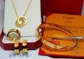Cartier LOVE bracelet DIAMOD Panthère de cartier bangle earring neacklace box   1