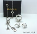 BVLGARI JEWELRY FASHION RING BVLGAR NECKLACE LADY EARRING BANGLE CUFFLINKS BOX 