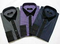 Armani Point collar shirt dress fashion blouse man long suit armani overshirt 