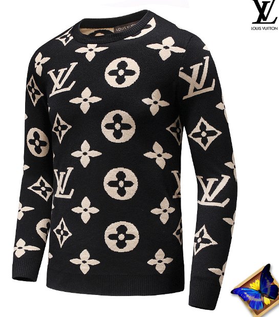 Louis Vuitton sweatshirt man hoody LV woollen sweater knitwear - 130 ...