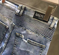 Balmain jeans man long pant wash skinny jean pants fashion balmain trouses  15