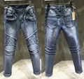 Balmain jeans man long pant wash skinny jean pants fashion balmain trouses 