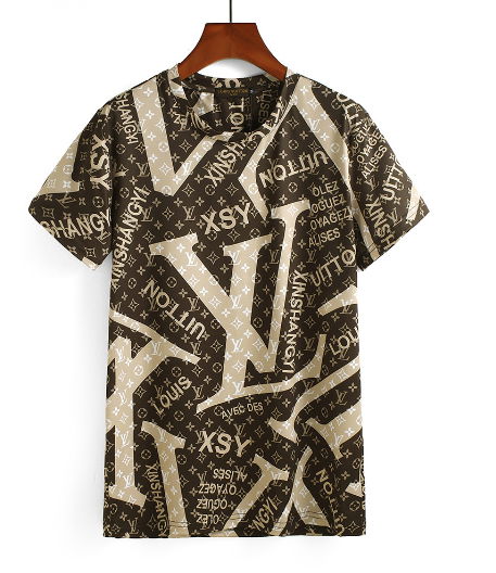 LV tshirt monogram man Cotton t-shirt louis vuitton LV short sleeve tops - 142 (China Trading ...