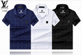 LV tshirt monogram man Cotton t-shirt louis vuitton LV short sleeve tops    
