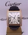 Cartier watch diamond lady fashion quartz wristwatch swiss movement stem-winder 6
