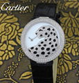 Cartier watch diamond lady fashion quartz wristwatch swiss movement stem-winder 14