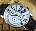 Luxury Cartier diamond watch men quartz wristwatch swiss movement stem-winder   