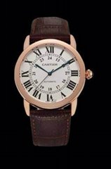 Luxury Cartier diamond watch men quartz wristwatch swiss movement stem-winder