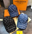 LV baseball cap superme hat LV wool hat scarf fashion lv lady beret sunbonnet  