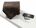 Armani tie man fashion armani necktie choker new neckcloth silk neckwear