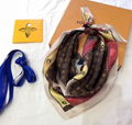 LV Monogram Confidential Bandeau scarf neckerchief LV muffler ID Giant Square
