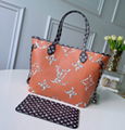 LV bag neverfull nw tote limited jungle monogram lv Cluny MM top handles