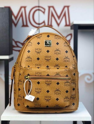 MCM Essential Drawstring Bag in Monogram Leather MCM backpack duffle