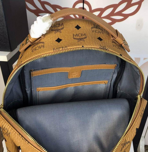 MCM Essential Drawstring Bag in Monogram Leather MCM backpack duffle 4