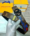 lv initiales 40mm reversible monogram eclipse 014685 LV Shape 40mm Belt