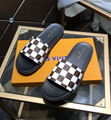 LV ESCALE LOCK IT FLAT MULE BOM DIA LOUIS VUITTON LOCK IT SUNBATH SLIDES