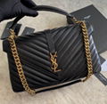 YSL BAG KAIA SATCHEL ICONIC LOU KATE SUNSET SAINT LAURENT HANDBAG 