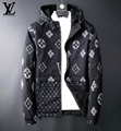 LV jacket monogram man outerwear louis vuitton hoody coat LV apparel 