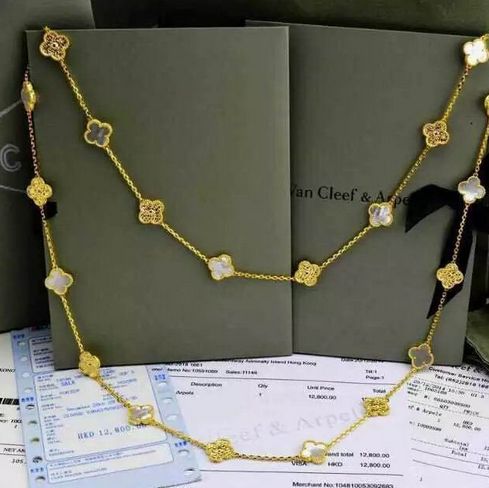 Van cleef & arpels necklaces and pendants van bracelets ring earring  17