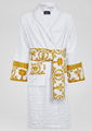         bath towel cutton washcloth jacquard versae bathrobe black home barocco  12